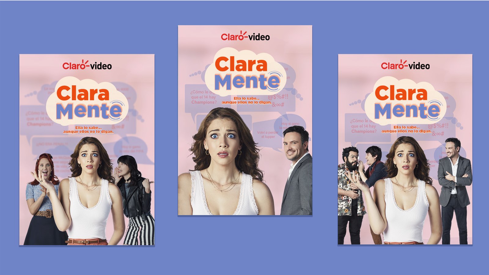 Claramente Cast Posters