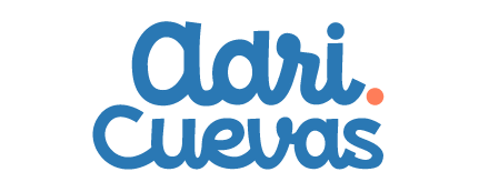 adri.cuevas blue vertical Logo